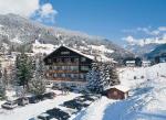 Italský hotel Hell v zimě, Sella Ronda