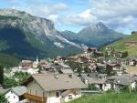 Italská vesnička San Cassiano